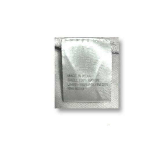 J Gee M Off Shoulder Striped Dress White Black Rayon Tie Sleeve Boho Midi Coasta - Picture 8 of 8